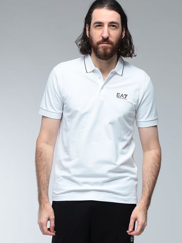 EMPORIO ARMANI (エンポリオアルマーニ) 襟ライン 半袖 ポロシャツ