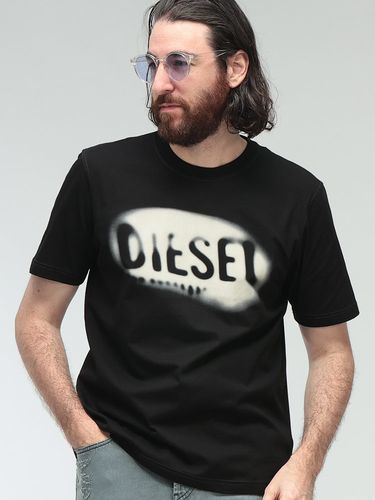 DIESEL (ディーゼル) ブリーチオーバルD クルーネック 半袖 Tシャツ