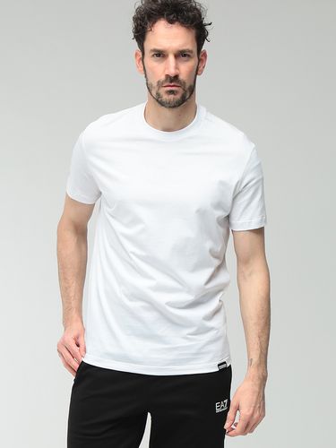 HERNO (ヘルノ) ロゴ刺繍 クルーネック 半袖 Tシャツ メンズ IT46 IT48