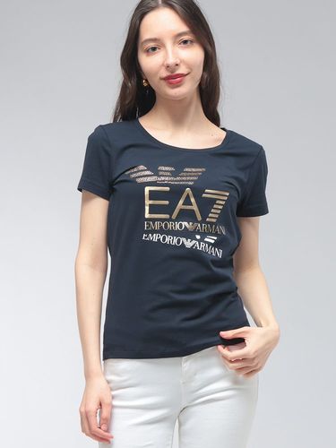 EMPORIO ARMANI エンポリオアルマーニ　レディーススパンコール半袖Tシャツ スパンコール Tシャツ EMPORIO ARMANI(エンポリオアルマーニ