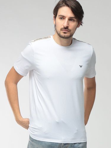 EMPORIO ARMANI (エンポリオアルマーニ) ロゴ ライン 半袖 ポロシャツ