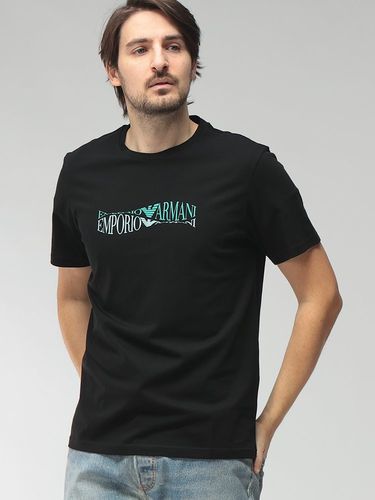 EMPORIO ARMANI (エンポリオアルマーニ) 襟ライン 半袖 ポロシャツ