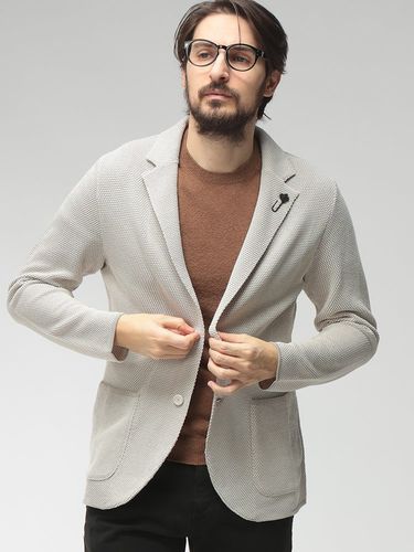 LARDINI (ラルディーニ) ブークレ シルクカシミヤブレンド シングル