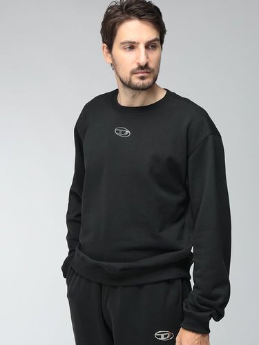 DIESEL (ディーゼル) バックデザイン クルーネック スウェット
