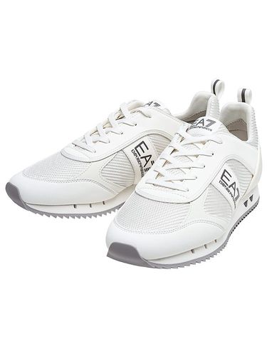 EMPORIO ARMANI (エンポリオアルマーニ) ロゴ メッシュ スニーカー