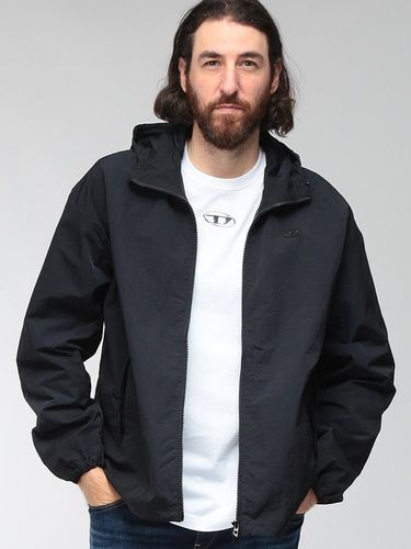 DIESEL (ディーゼル) デニム レザーコンビネーション ジップ ブルゾン
