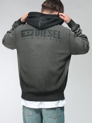 DIESEL (ディーゼル) メタルオーバルD ムラ染め リラックスフィット