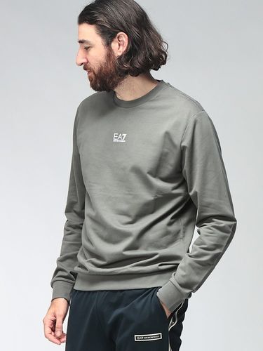 Y-3 (ワイスリー) 袖プリント クルーネック スウェット トレーナー