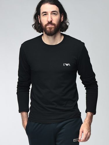 EMPORIO ARMANI (エンポリオアルマーニ) エンボス イーグルロゴ 長袖 T