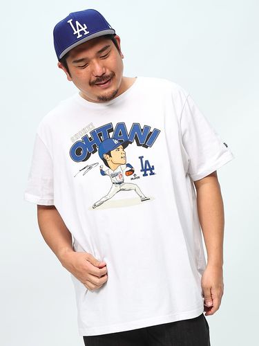 半袖 Tシャツ NEW ERA×MLB ドジャース 背番号プリント トップス クルー