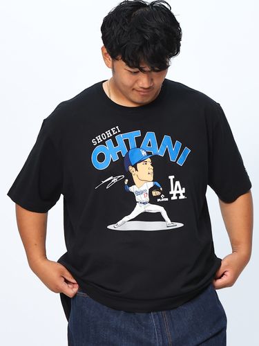 半袖 Tシャツ NEW ERA×MLB ドジャース 背番号プリント トップス クルー