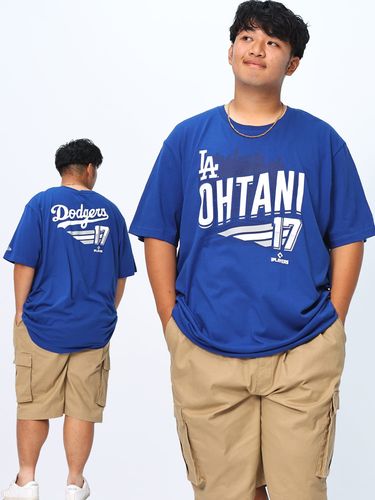 半袖 Tシャツ NEW ERA×MLB ドジャース 背番号プリント トップス クルー