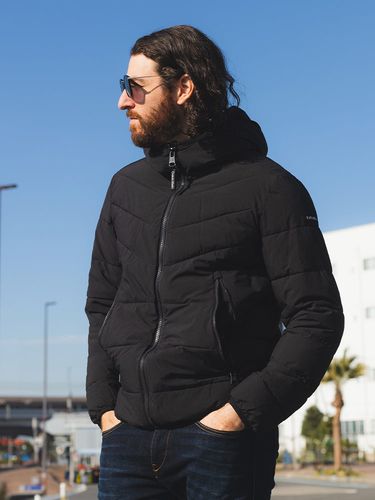 DIESEL (ディーゼル) オーバルDメタルロゴ ジップアップスウェット