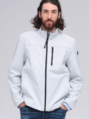 Calvin Klein (カルバンクライン) 袖ロゴ スタンドカラー フルジップ