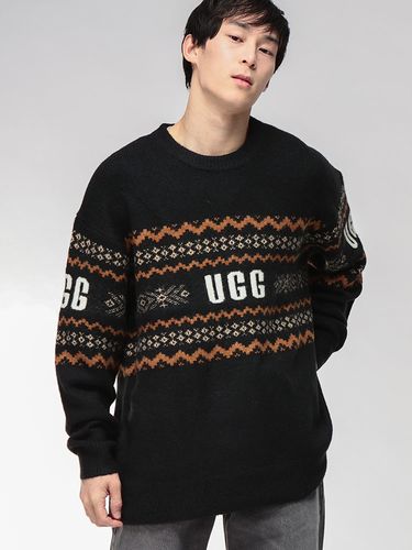 DIESEL (ディーゼル) コットン プリント ニットカーディガン