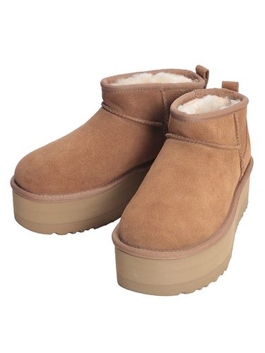 UGG (アグ) 厚底 ショート ムートンブーツ エスミーブーツ 2way チェス
