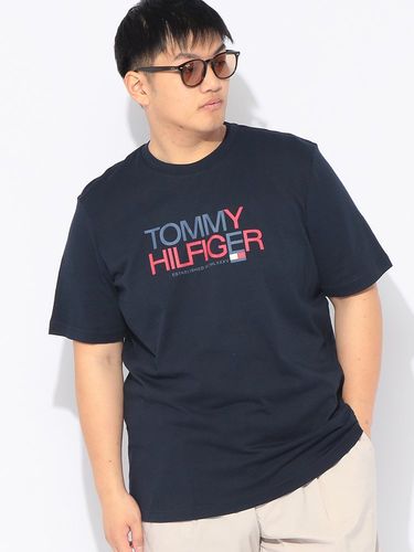 Tシャツ 半袖 メンズ 大きいサイズ フロントロゴ クルーネック