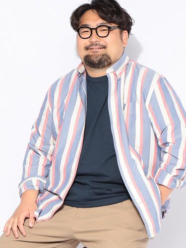 シャツ 半袖 メンズ 大きいサイズ ボタンダウン アロハシャツ