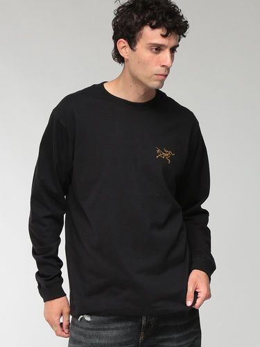 STONE ISLAND (ストーンアイランド) 胸ロゴ クルーネック 長袖 Tシャツ