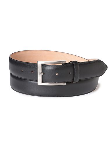 DIESEL (ディーゼル) 牛革 オーバルロゴ バックル留め ベルト 75cm