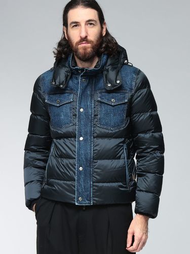 MOORER (ムーレー) フード着脱 ボタンジップ ダウンジャケット ISAC-WK