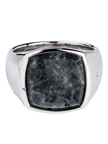 TOM WOOD (トム・ウッド) レディース リング Cushion Black Onyx