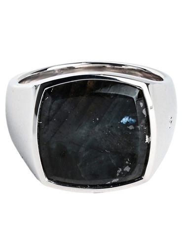 TOM WOOD (トム・ウッド) メンズ リング Cushion Black Onyx ブラック