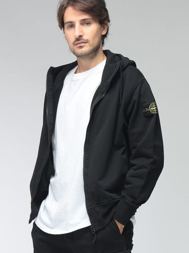 STONE ISLAND (ストーンアイランド) 腕ポケット フルジップパーカー