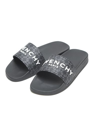 MONCLER (モンクレール) トリコロール スライドサンダル BASILE SLIDES
