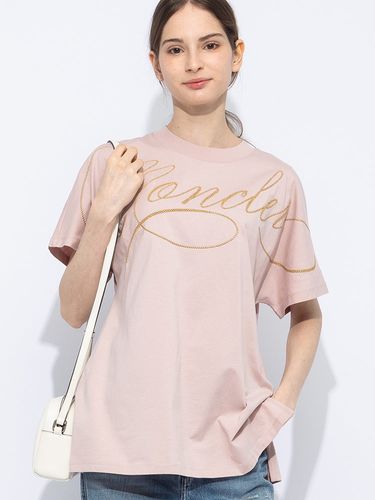 MONCLER (モンクレール) レディース Tシャツ 半袖 ロゴ ワンポイント