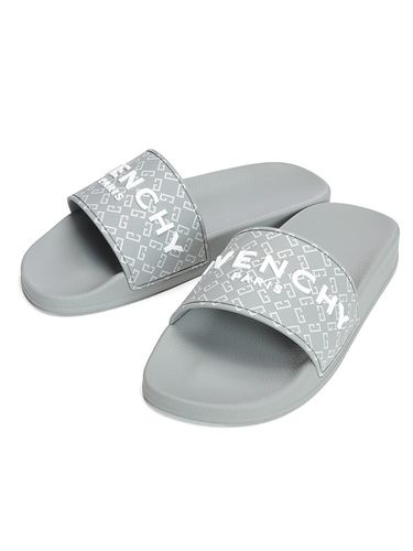 MONCLER (モンクレール) トリコロール スライドサンダル BASILE SLIDES