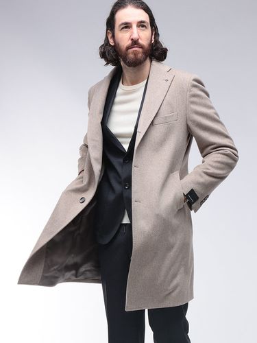 LARDINI (ラルディーニ) ウール ステンカラー コート LD23223C63605