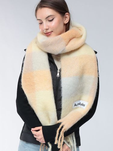 Acne Studios (アクネストゥディオズ) ロゴ モヘヤ混 チェック柄