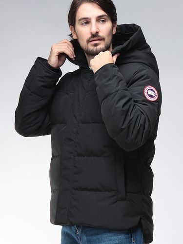 Moncler モンクレール　ダウンとコンビのパーカー MONCLER (モンクレール) ナイロン 切替 ジッパーポケット付き