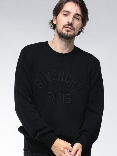 新品MARNI 刺繍ロゴ ダメージ加工 ニット MARNI ニット セーター クルーネック 刺繍ロゴ ダメージ加工｜Yahoo