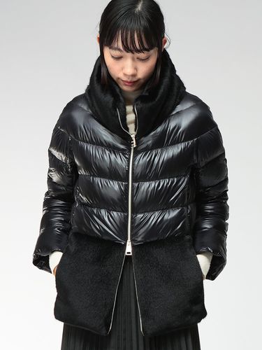 HERNO (ヘルノ) フェイクファー取り外し フルジップ ダウンコート