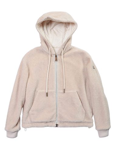 MIU MIU (ミュウミュウ) ロゴ総柄 フルジップ クロップド ダウン