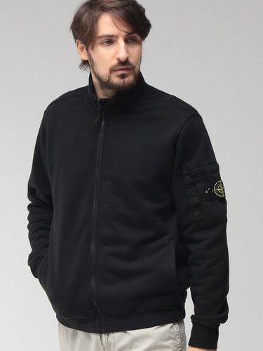 STONE ISLAND (ストーンアイランド) 腕ポケット フルジップパーカー