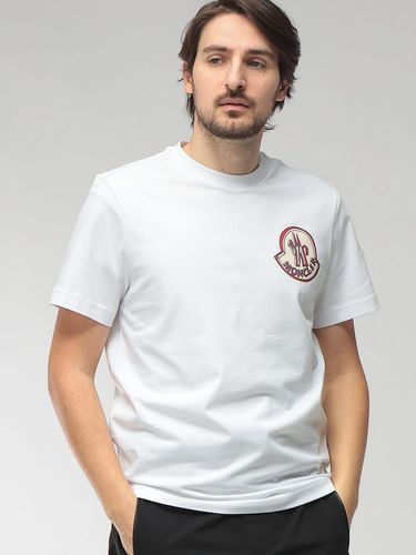 MONCLER (モンクレール) メンズ Tシャツ 半袖 ワンポイント クルー