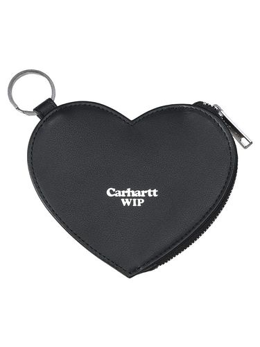 comme des garcons (コムデギャルソン) ロゴプリント ジップ カード