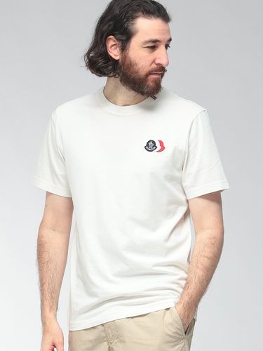 MONCLER (モンクレール) メンズ ポロシャツ 半袖 3連ワッペン