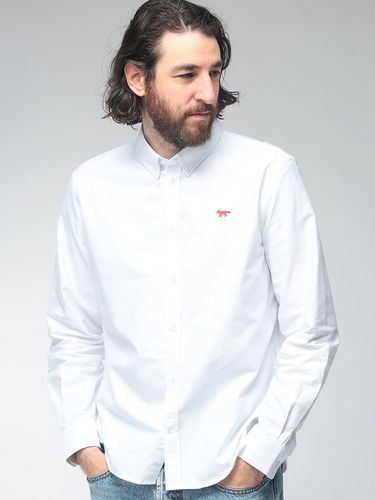 DIESEL (ディーゼル) メンズ シャツ 長袖 シアサッカー ロゴ