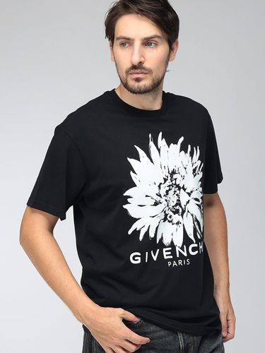 FENDI (フェンディ) メンズ Tシャツ 半袖 ロゴ 刺繍 クルーネック