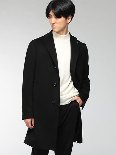 ARMANI COLLEZIONI カシミヤ混ヘリンボーンチェスターコート ARMANI COLLEZIONI カシミヤ混ヘリンボーンチェスターコート EMPORIO