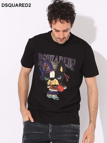 DSQUARED2 (ディースクエアード) ドットロゴ クルーネック 長袖 T