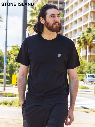 STONE ISLAND (ストーンアイランド) ワンポイントロゴ クルーネック