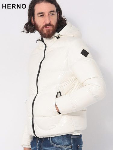 HUGO BOSS (ヒューゴボス) フロント 切り替え フルジップ ニット 中綿
