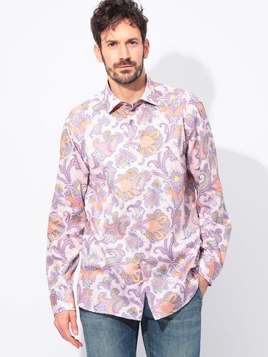 専用 美品 近年 エトロ シルク ペイズリー柄 シャツ 長袖 ボタン ETRO ETRO (エトロ) ペイズリー柄 長袖 シャツ ETMRIB0001AQ043 メンズ 39