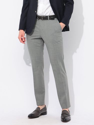 HUGO BOSS (ヒューゴボス) ウール混 スリムフィット ノータック