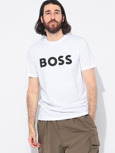 HUGO BOSS (ヒューゴボス) ロゴプリント クルーネック 半袖 Tシャツ